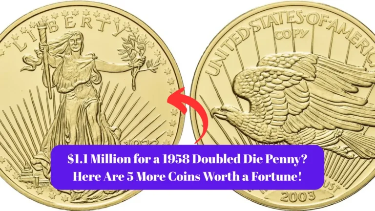 $1.1 Million for a 1958 Doubled Die Penny? Here Are 5 More Coins Worth a Fortune!