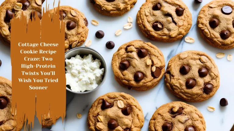 Cottage Cheese Cookie Recipe