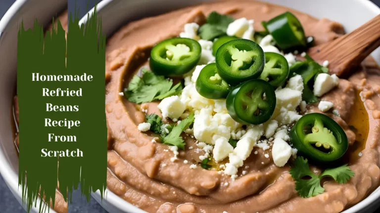Homemade Refried Beans Recipe From Scratch