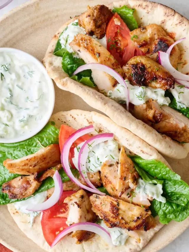 Greek Chicken Gyros recipe