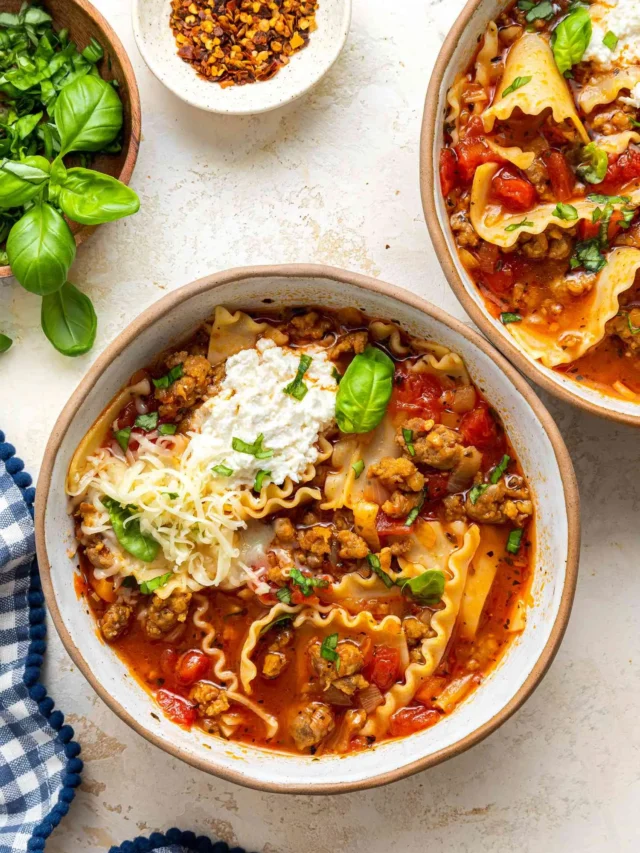 Gordon Ramsay’s Lasagna Soup