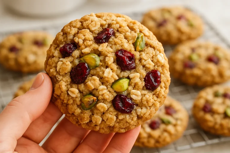 Pistachio Oatmeal Cranberry Cookies Recipe