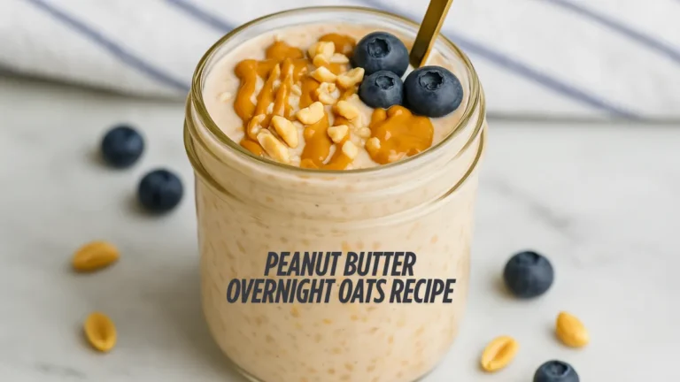 Peanut Butter Overnight Oats Recipe