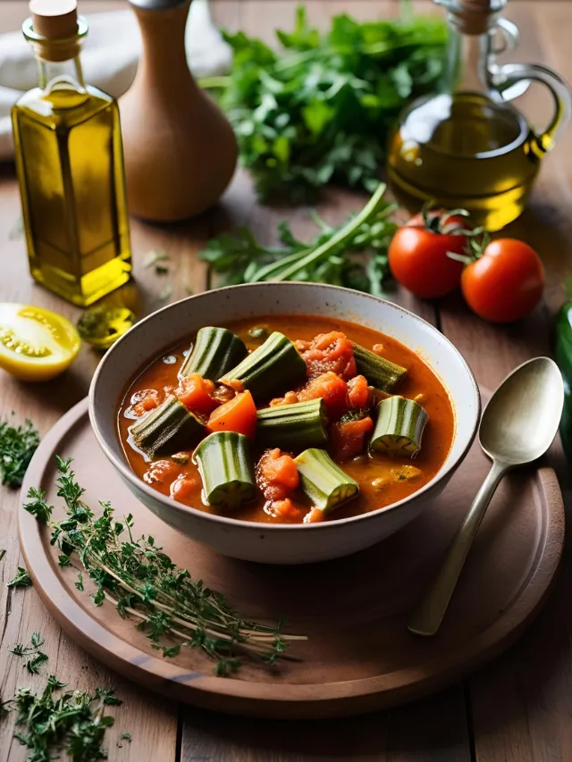 Mediterranean Okra and Tomato Stew