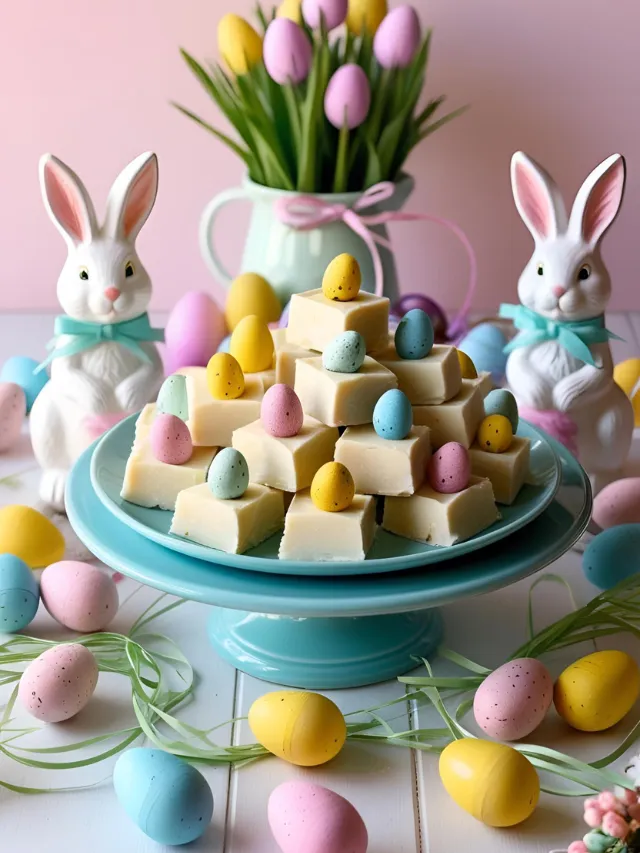 Easy Easter Egg Fudge with Chai Spice Infusion