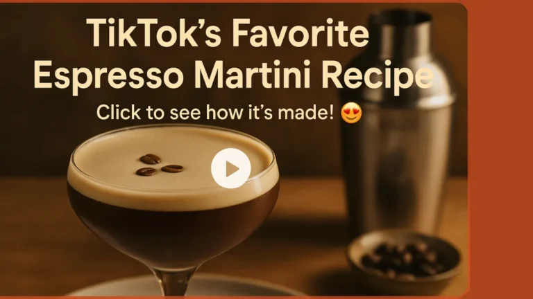 TikTok's Favorite Espresso Martini Recipe