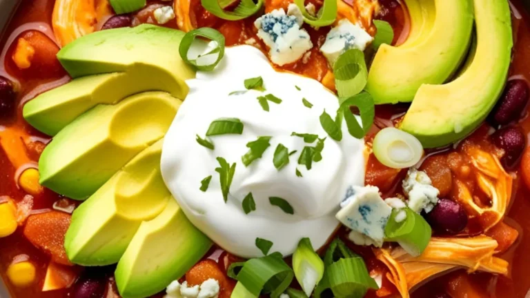 Slow Cooker Smoky Buffalo Chicken Chili with Lime Zest