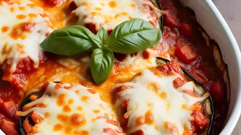 Classic Eggplant Parmesan Recipe (Baked, Crispy & Delicious)