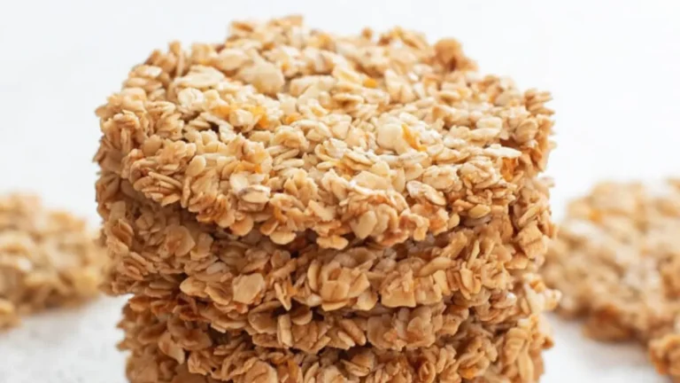 4 Ingredient Crispy Carrot Oatmeal Cookies Recipe