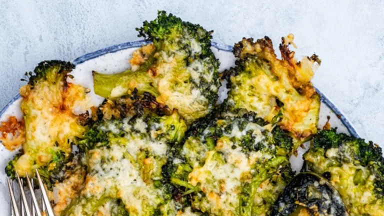 Smashed Broccoli with Parmesan Recipe