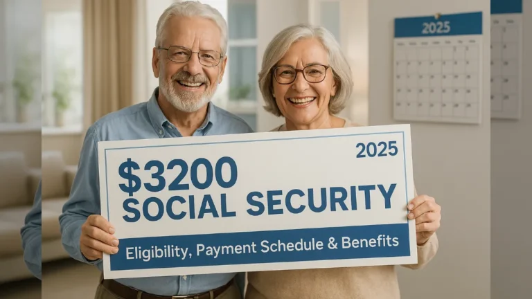 $3200 Social Security Checks 2025 – Check Eligibility, Payment Schedule and Benefit