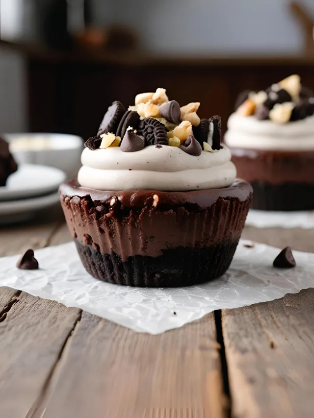 Loaded Brownie Cheesecake Cup