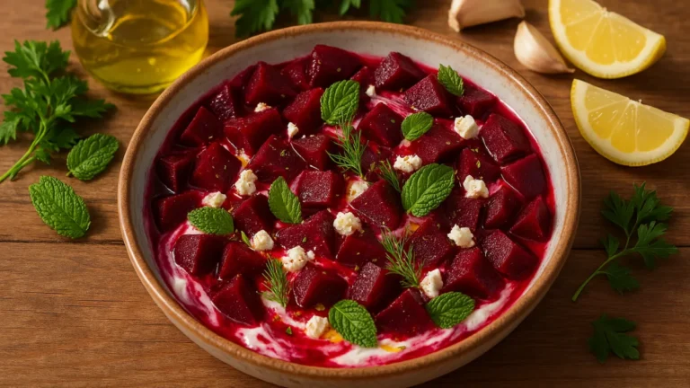 Mediterranean Beet and Yogurt Salad Recipe