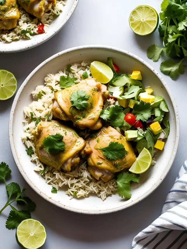 Cilantro Lime Chicken Thighs Recipe