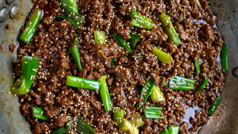 Mongolian Ground Beef Recipe