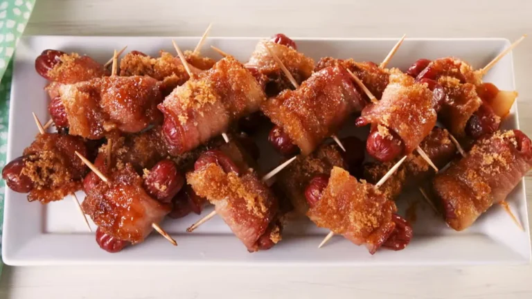 Delicious Bacon-Wrapped Smokies