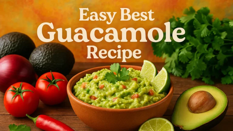 Easy Best Guacamole Recipe