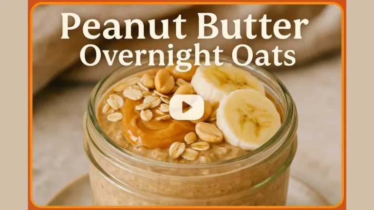 Peanut Butter Overnight Oats: A Nutritious and Delicious Breakfast
