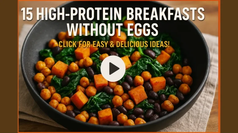 15 High-Protein Breakfasts Without Eggs