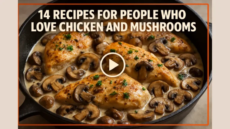 14 Recipes for People Who Love Chicken and Mushrooms