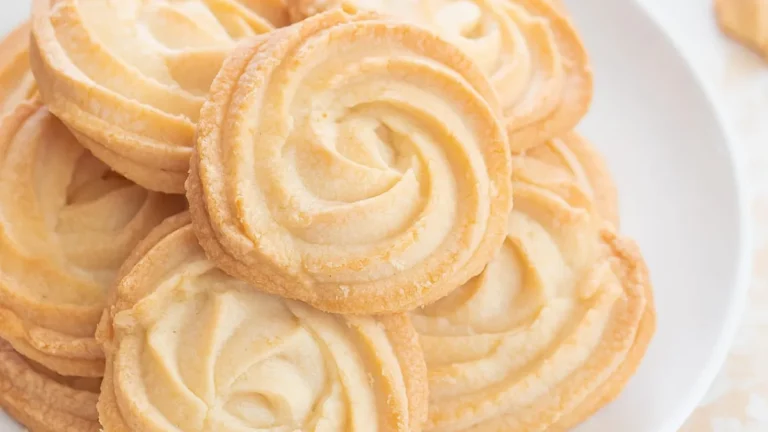 3-Ingredient Butter Cookies Recipe