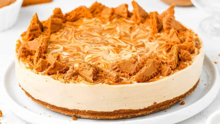 No-Bake Biscoff Cheesecake Recipe