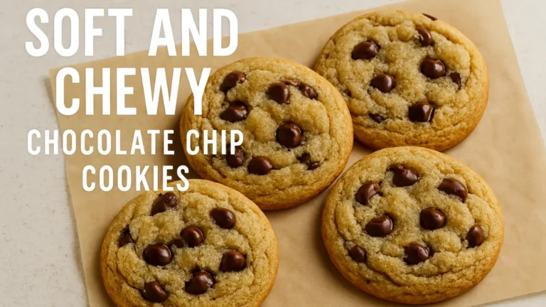 Soft and Chewy Chocolate Chip Cookies