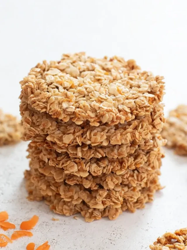 4 Ingredient Crispy Carrot Oatmeal Cookies Recipe