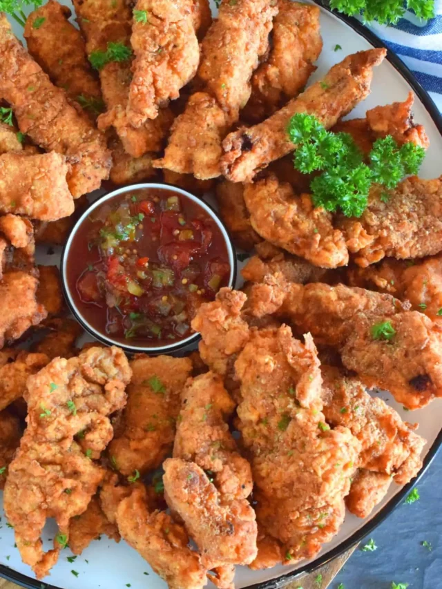 Crispy Chicken Fried Steak Fingers