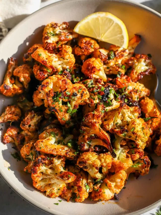 Easy Parmesan Roasted Cauliflower Recipe