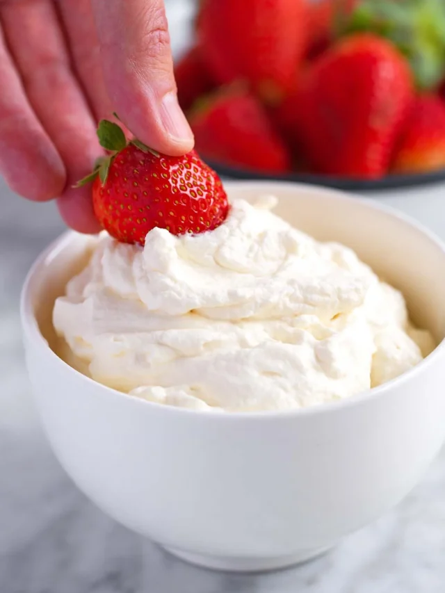 Homemade Whipped Cream Recipe