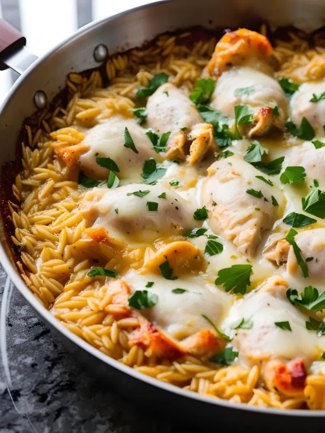 Chicken Orzo Bake Recipe