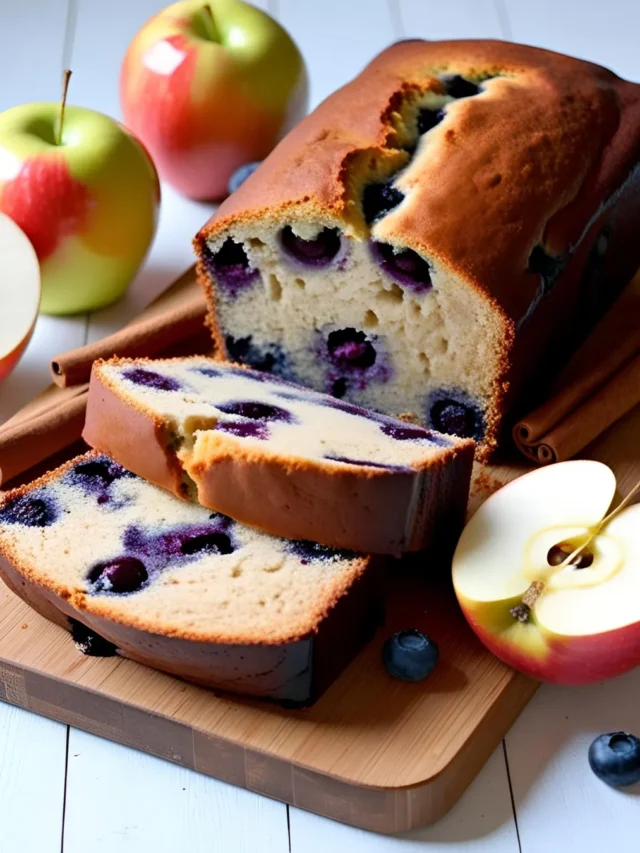 Quick Applesauce Blueberry Bread Recipe
