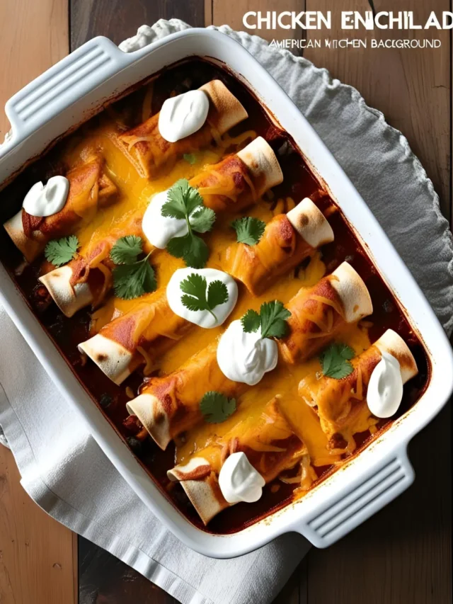 Easy Chicken Enchiladas Recipe