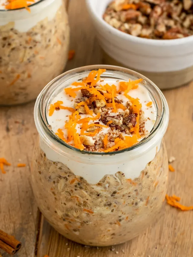 Easy Carrot Cake Overnight Oats