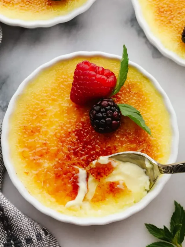 Easy Crème Brûlée Recipe
