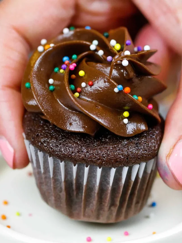 Sweet Mini Chocolate Cupcakes